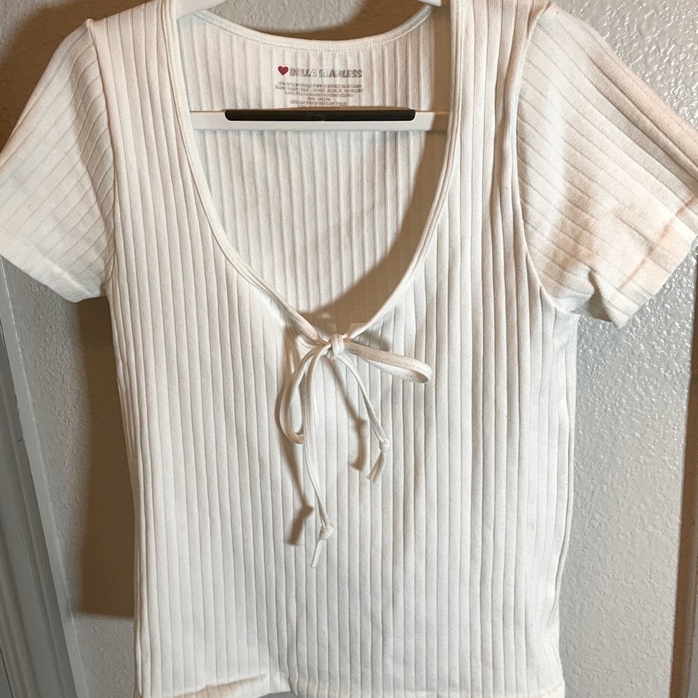 WHITE crop top